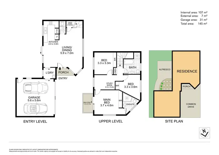 Floorplan of Homely townhouse listing, 4/188 West Street, Umina Beach NSW 2257