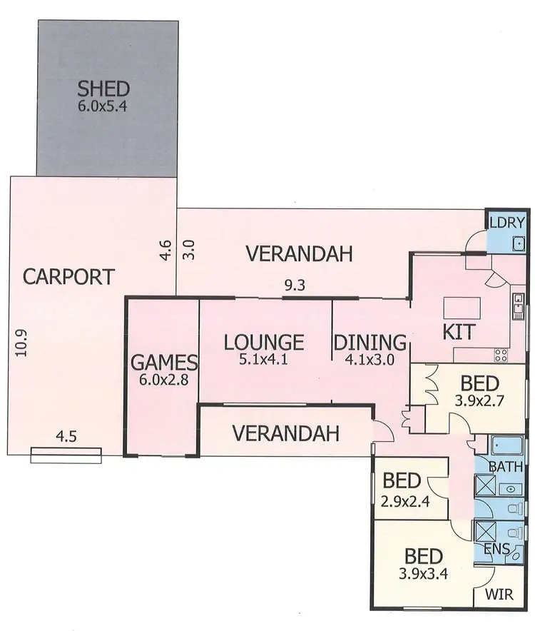 Floorplan of Homely house listing, 17 Edinburgh Street, Murray Bridge SA 5253