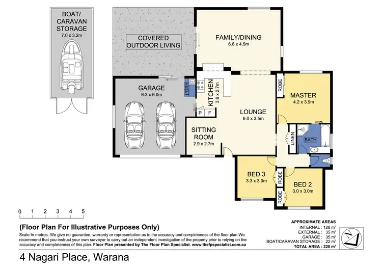Floorplan of Homely house listing, 4 Nagari Place, Warana QLD 4575