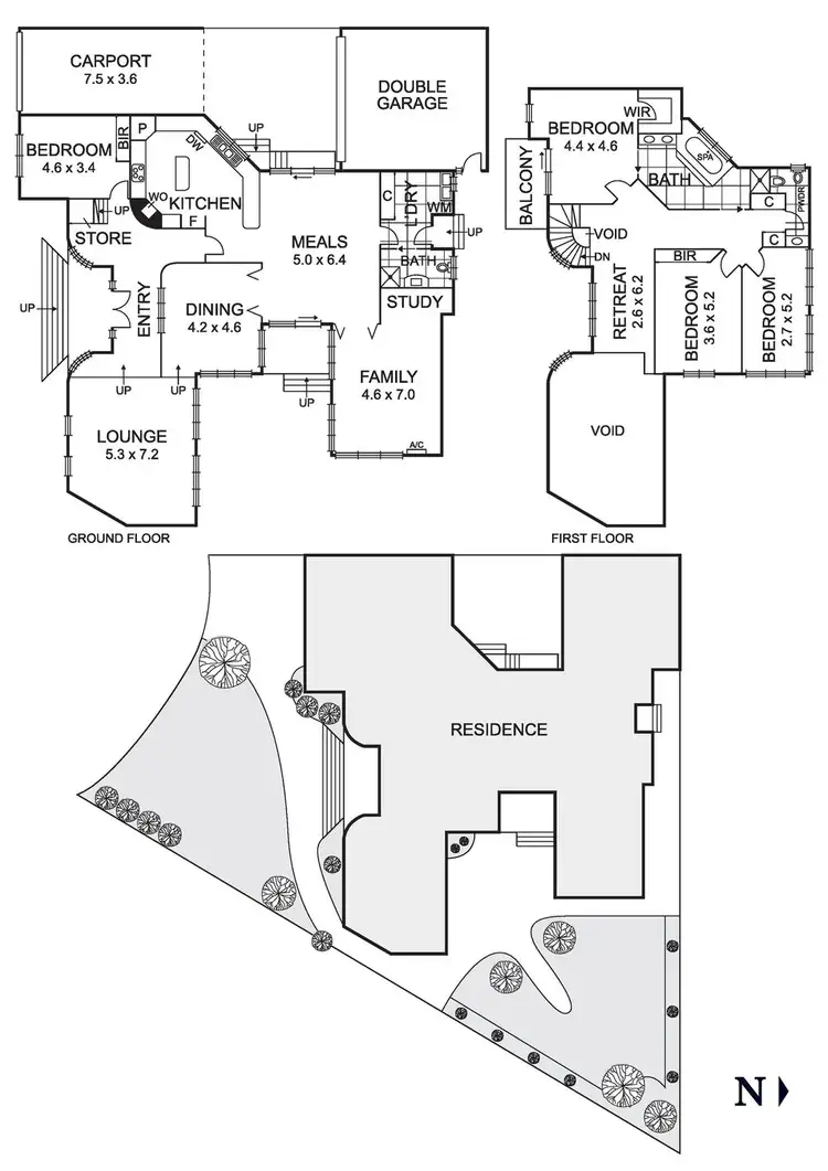Floorplan of Homely house listing, 13 Cortina Place, Avondale Heights VIC 3034