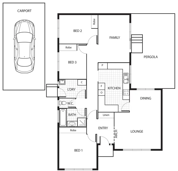 Floorplan of Homely house listing, 2A Truganini Place, Chisholm ACT 2905