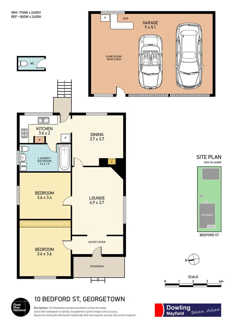 Floorplan of Homely house listing, 10 Bedford Street, Georgetown NSW 2298