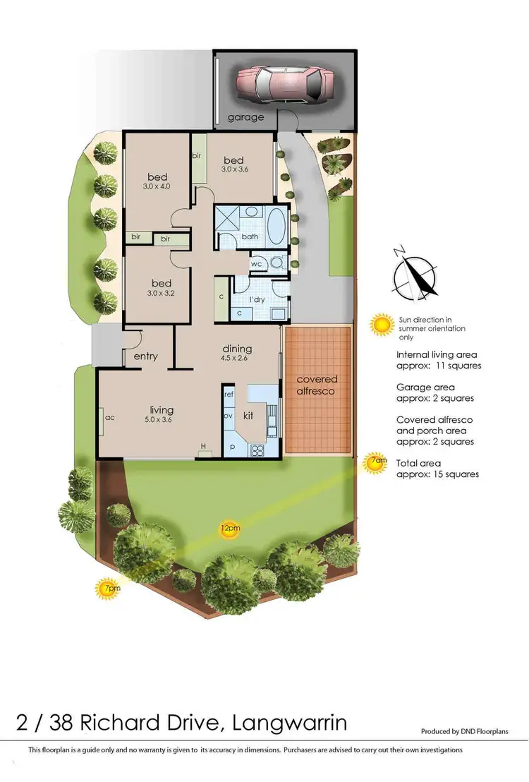 Floorplan of Homely unit listing, 2/38 Richard Drive, Langwarrin VIC 3910