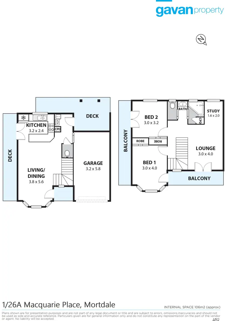 Floorplan of Homely townhouse listing, 1/26A Macquarie Place, Mortdale NSW 2223