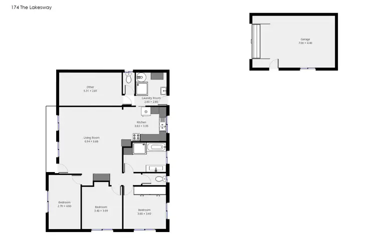 Floorplan of Homely house listing, 174 The Lakes Way, Forster NSW 2428