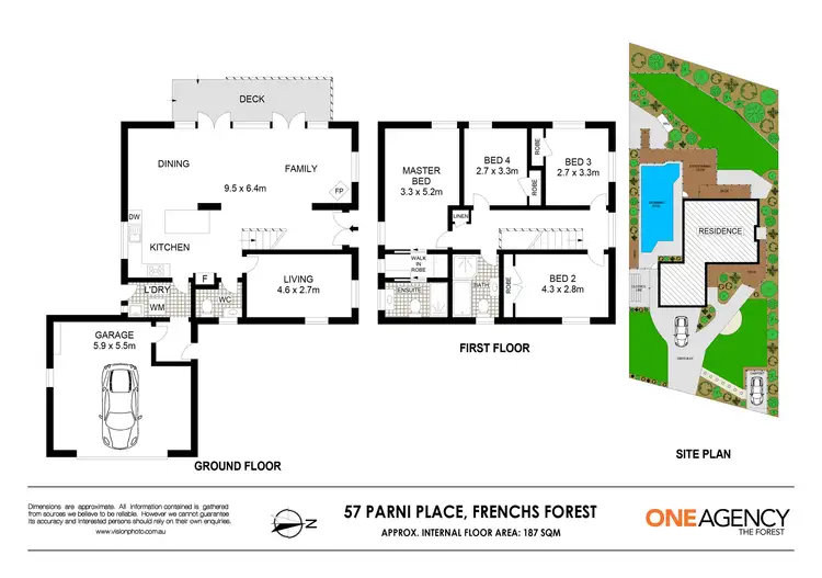 Floorplan of Homely house listing, 57 Parni Place, Frenchs Forest NSW 2086