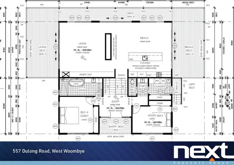 Floorplan of Homely house listing, 557 Dulong Road, West Woombye QLD 4559