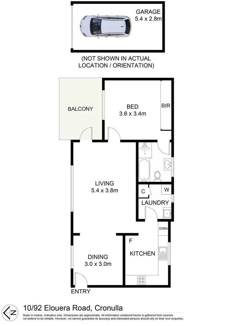 Floorplan of Homely apartment listing, 10/92-94 Elouera road, Cronulla NSW 2230