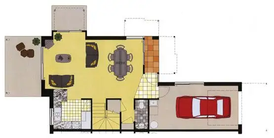 Floorplan of Homely townhouse listing, Unit 2/68 Pulgul Street, Urangan QLD 4655