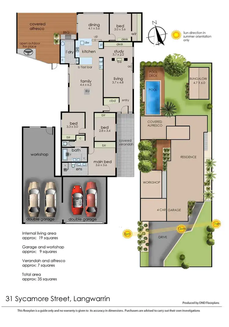 Floorplan of Homely house listing, 31 Sycamore Street, Langwarrin VIC 3910