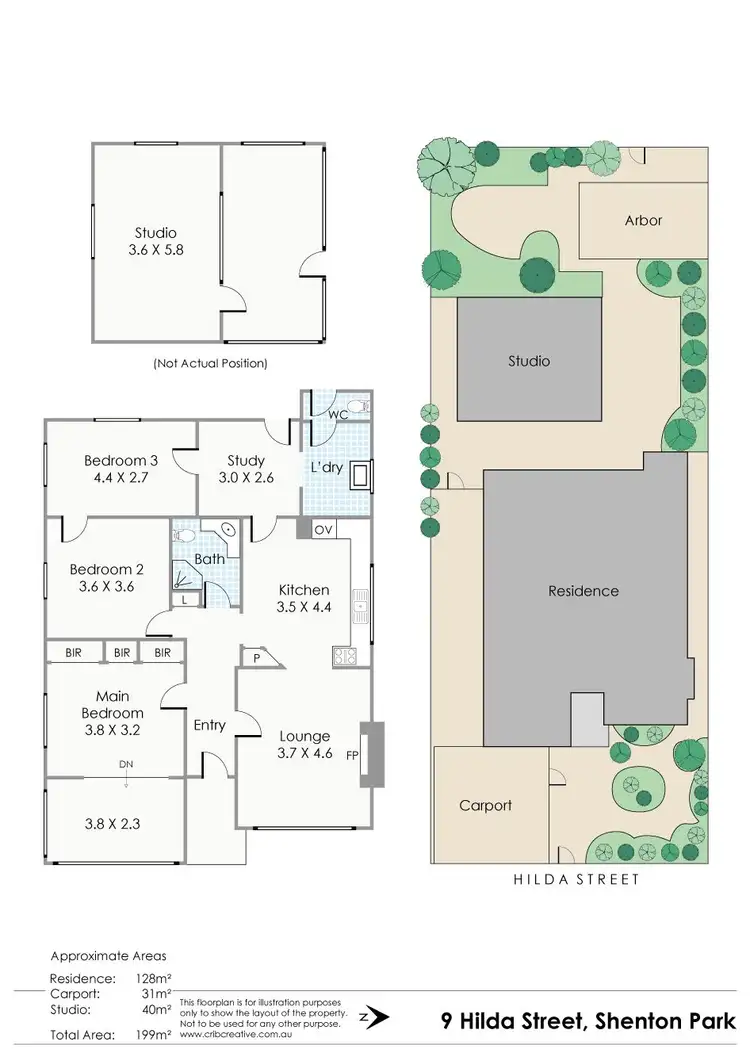 Floorplan of Homely house listing, 9 Hilda Street, Shenton Park WA 6008
