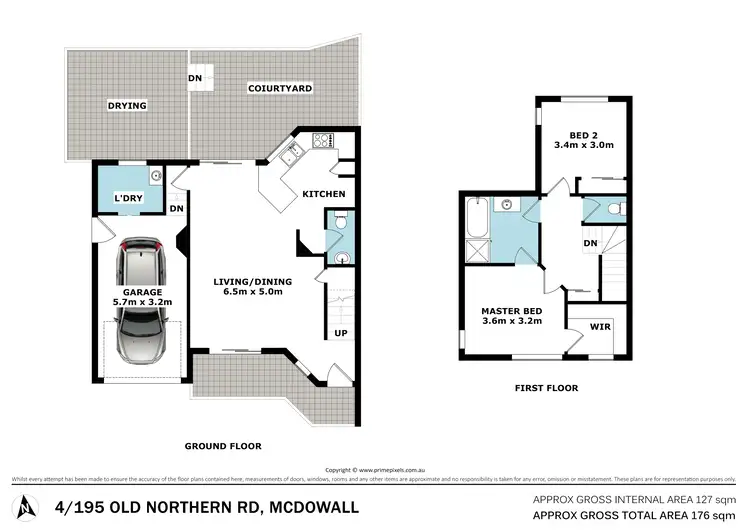 Floorplan of Homely townhouse listing, 4/195 Old Northern Road, Mcdowall QLD 4053