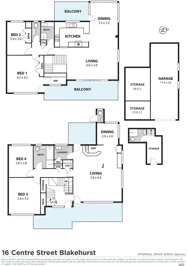 Floorplan of Homely house listing, 16 Centre St, Blakehurst NSW 2221