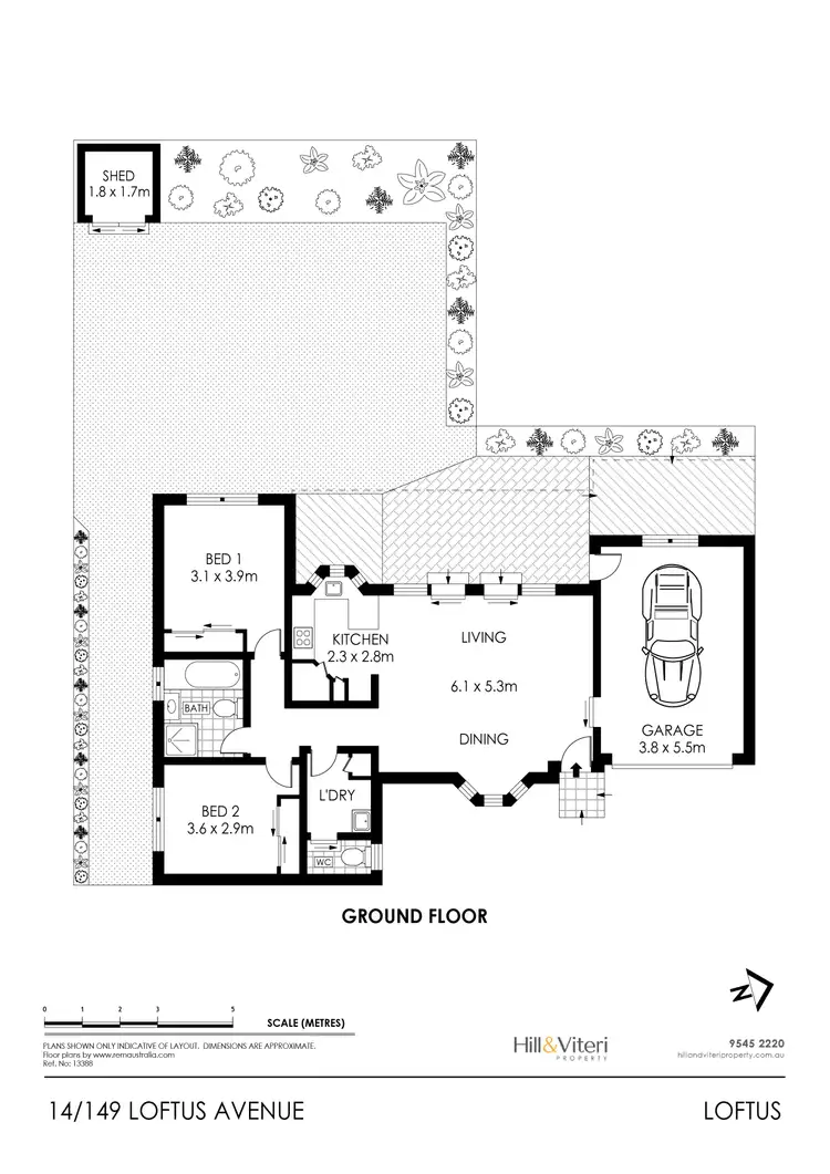 Floorplan of Homely villa listing, 14/149-151 Loftus Avenue, Loftus NSW 2232