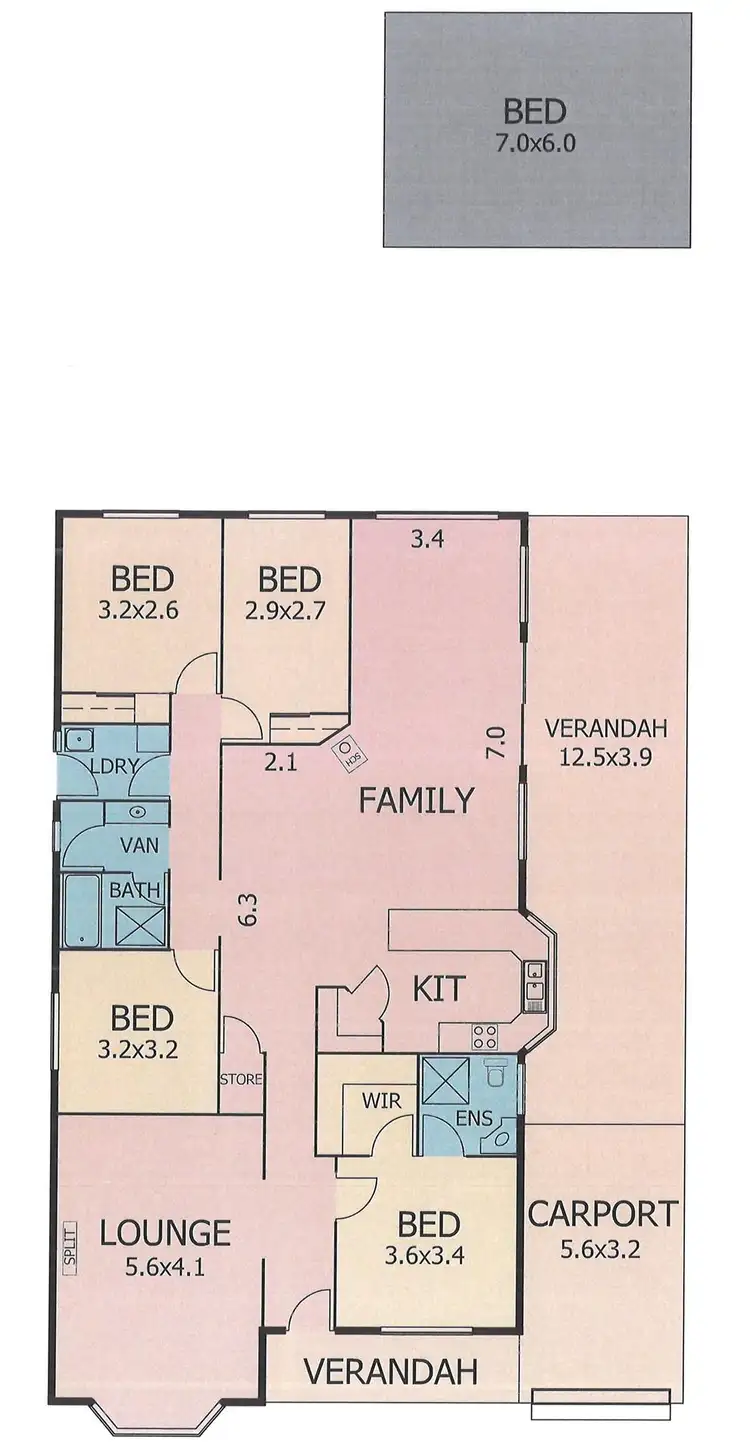 Floorplan of Homely house listing, 6 Albert Place, Murray Bridge SA 5253