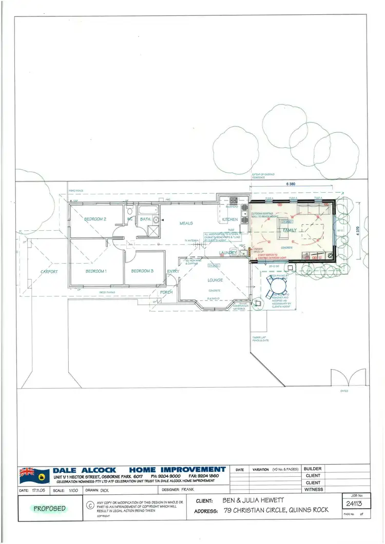 Floorplan of Homely house listing, 79 Christian Circle, Quinns Rocks WA 6030