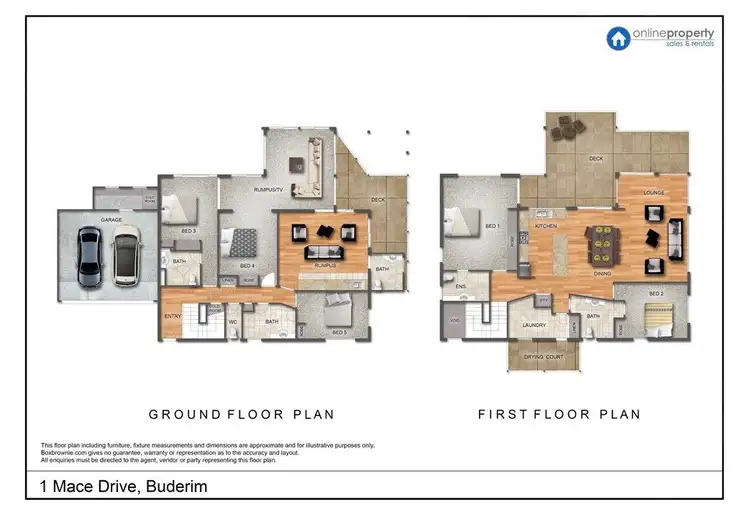 Floorplan of Homely house listing, 1 Mace Drive, Buderim QLD 4556