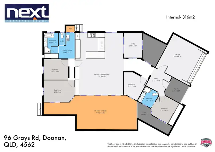 Floorplan of Homely house listing, 96 Grays Road, Doonan QLD 4562