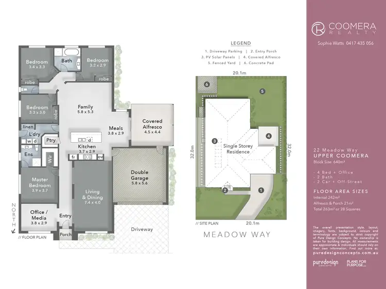 Floorplan of Homely house listing, 22 Meadow Way, Upper Coomera QLD 4209