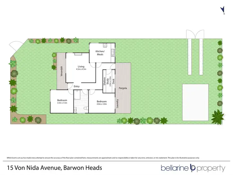 Floorplan of Homely house listing, 15 Von Nida Avenue, Barwon Heads VIC 3227