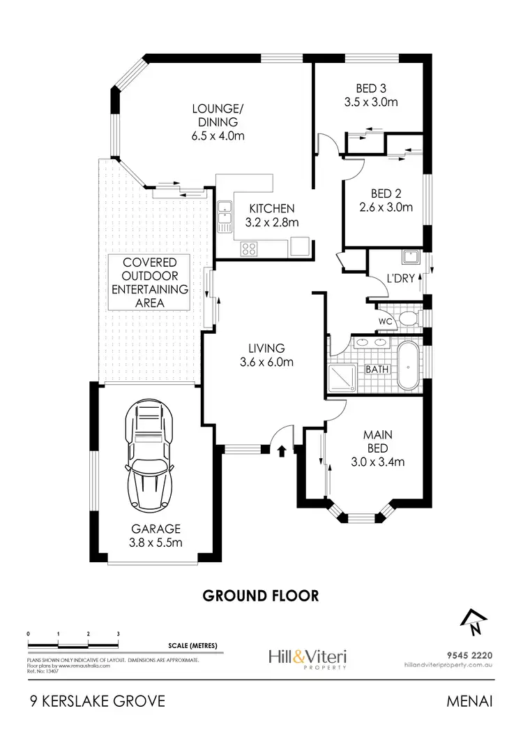 Floorplan of Homely house listing, 9 Kerslake Grove, Menai NSW 2234