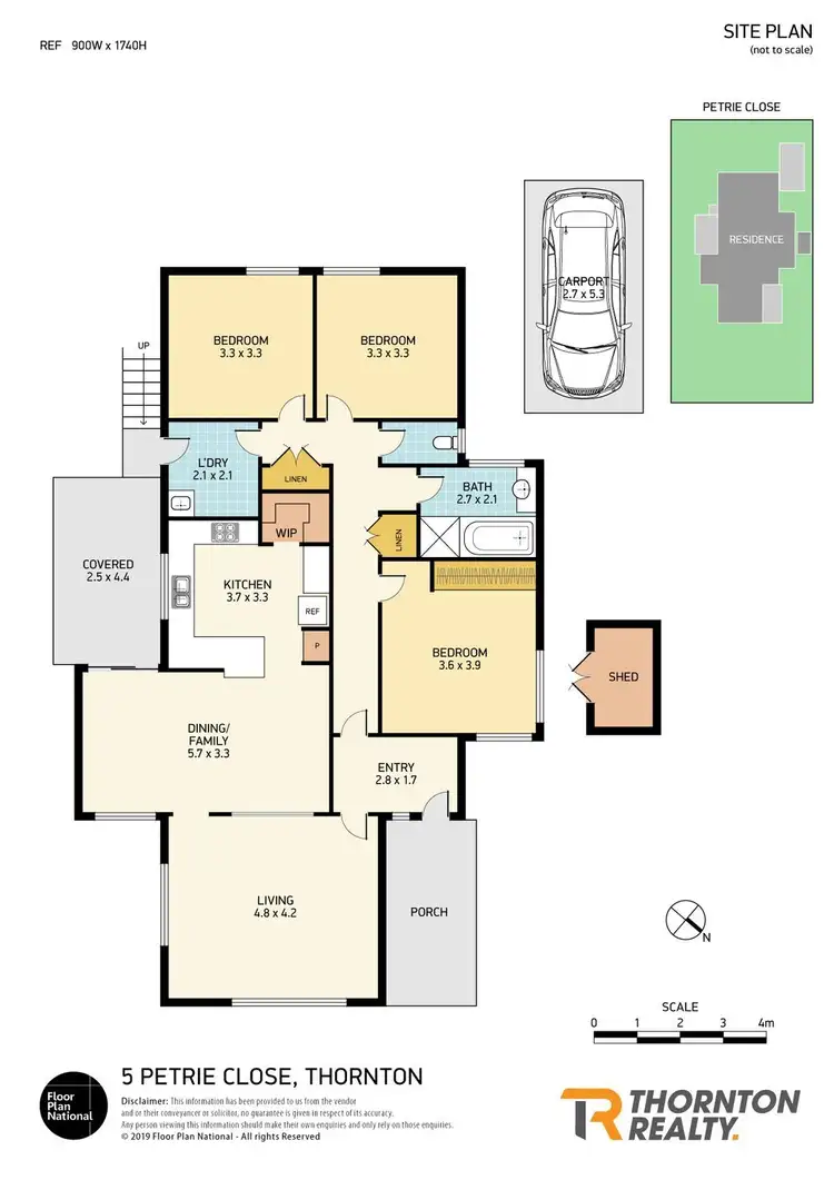 Floorplan of Homely house listing, 5 Petrie Close, Thornton NSW 2322