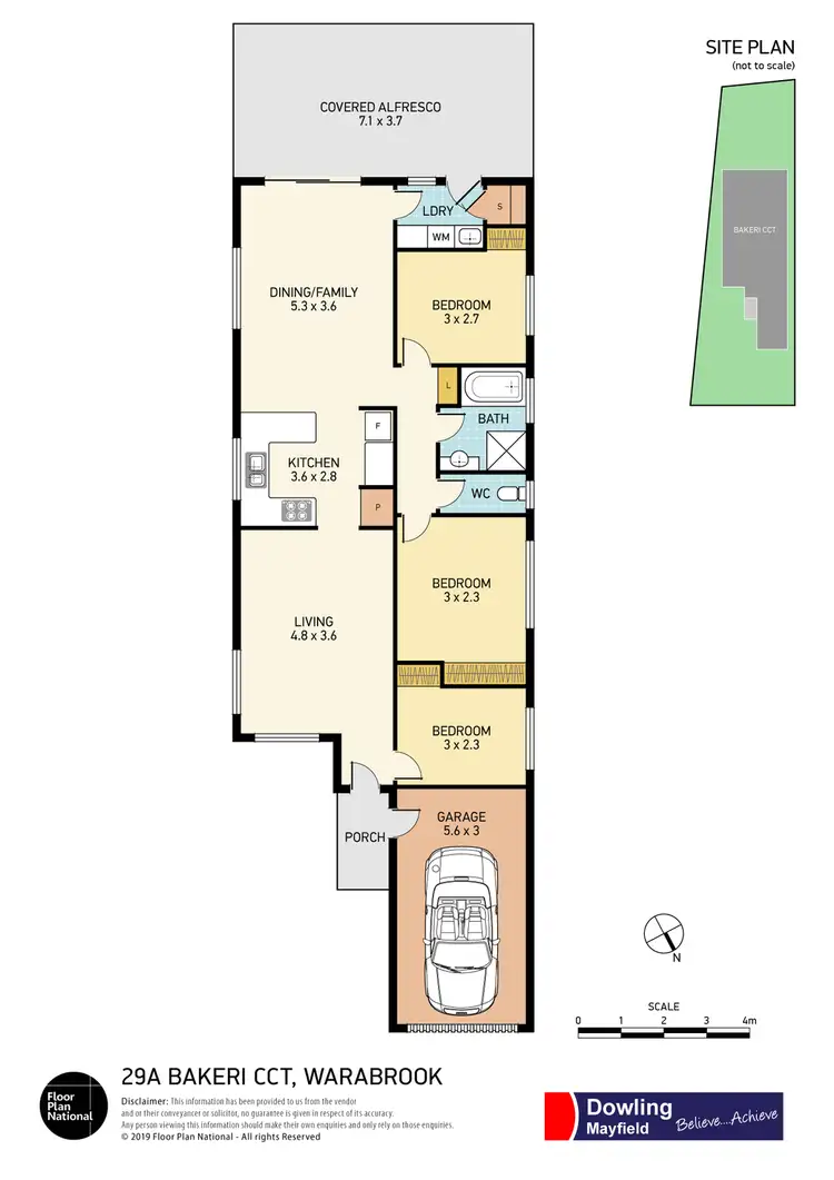 Floorplan of Homely house listing, 29a Bakeri Circuit, Warabrook NSW 2304