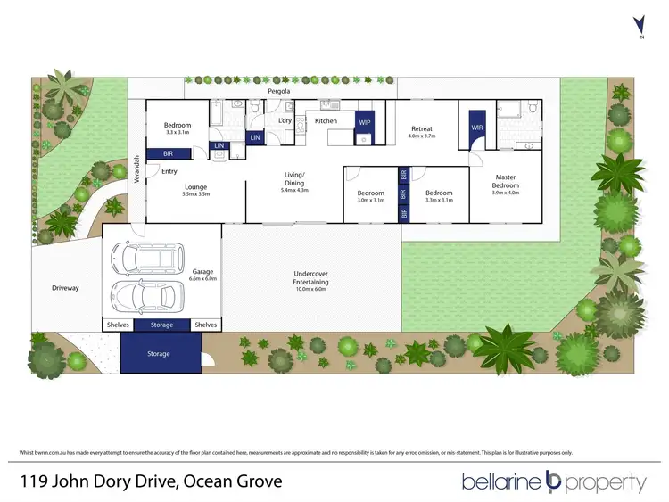 Floorplan of Homely house listing, 119 John Dory Drive, Ocean Grove VIC 3226
