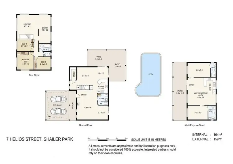 Floorplan of Homely house listing, 7 Helios Street, Shailer Park QLD 4128