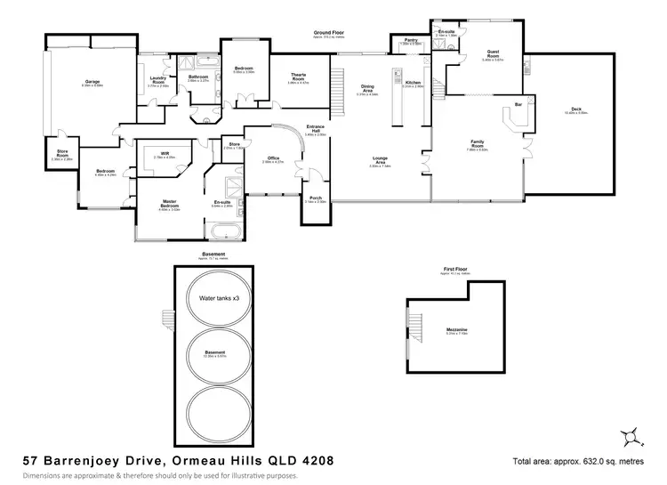 Floorplan of Homely house listing, 57 Barrenjoey Drive, Ormeau Hills QLD 4208
