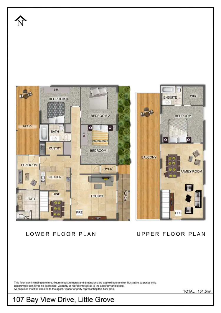 Floorplan of Homely house listing, 107 Bay View Drive, Little Grove WA 6330