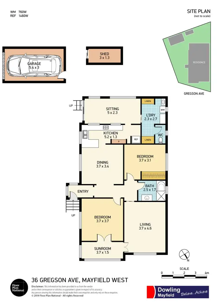 Floorplan of Homely house listing, 36 Gregson Avenue, Mayfield NSW 2304