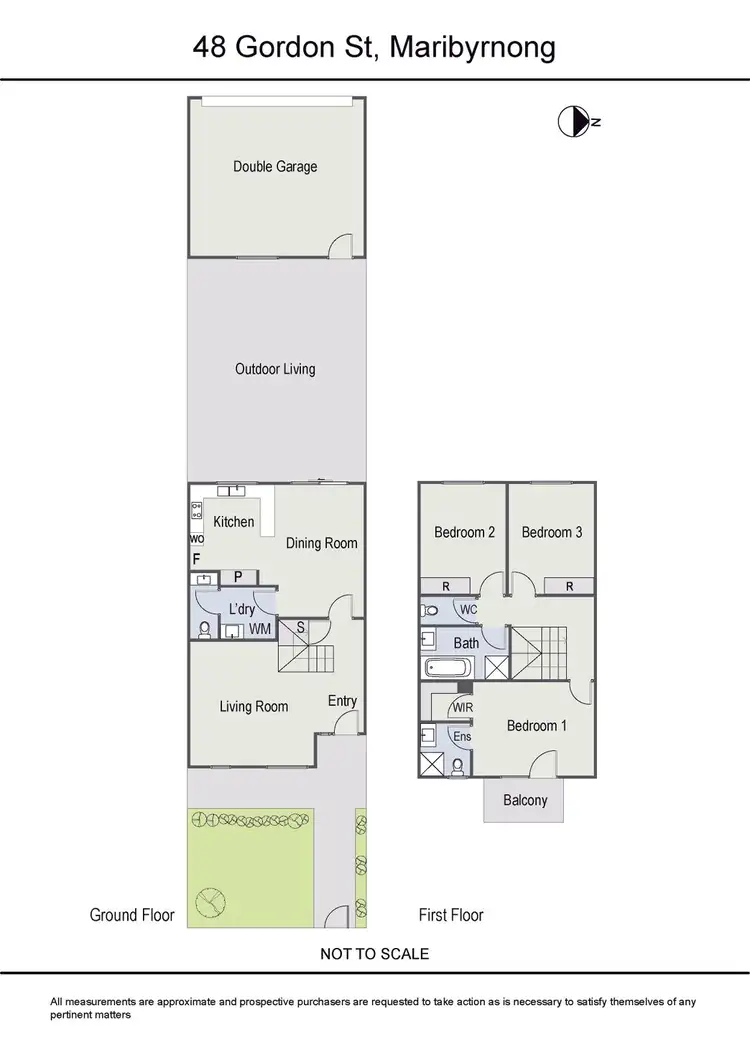 Floorplan of Homely house listing, 48 Gordon Street, Maribyrnong VIC 3032