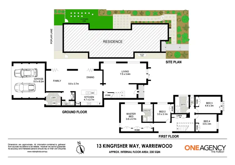 Floorplan of Homely house listing, 13 Kingfisher Way, Warriewood NSW 2102