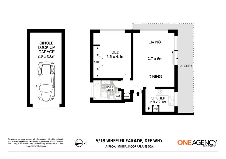 Floorplan of Homely apartment listing, 5/18 Wheeler Parade, Dee Why NSW 2099