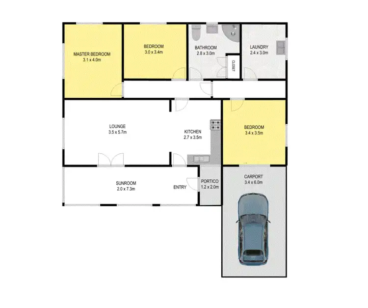 Floorplan of Homely house listing, 27 Oakey Flat Road, Morayfield QLD 4506