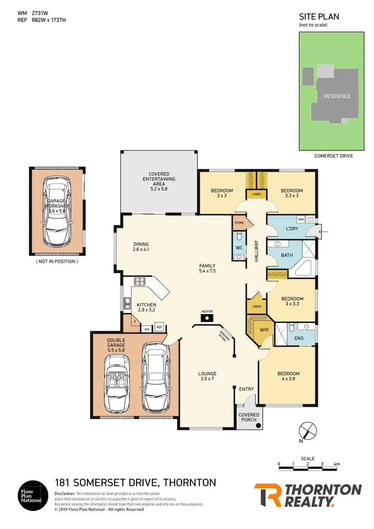 Floorplan of Homely house listing, 181 Somerset Drive, Thornton NSW 2322