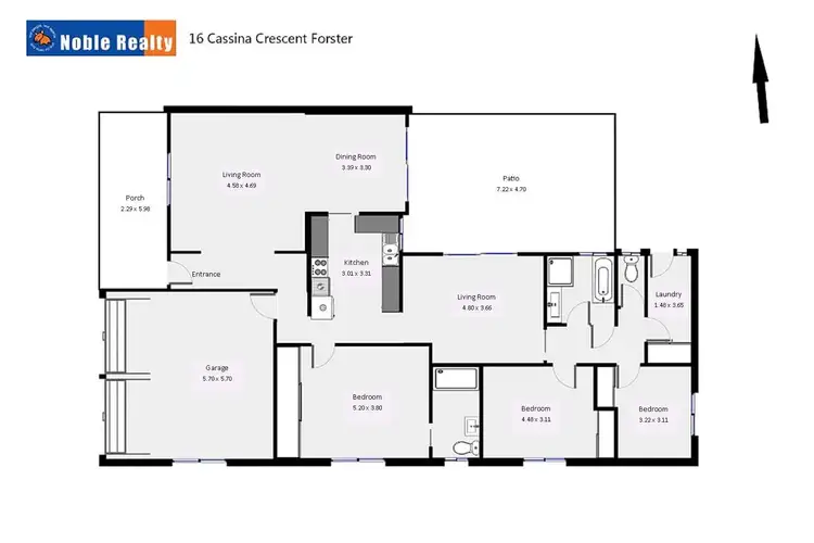 Floorplan of Homely house listing, 16 Cassina Close, Forster NSW 2428