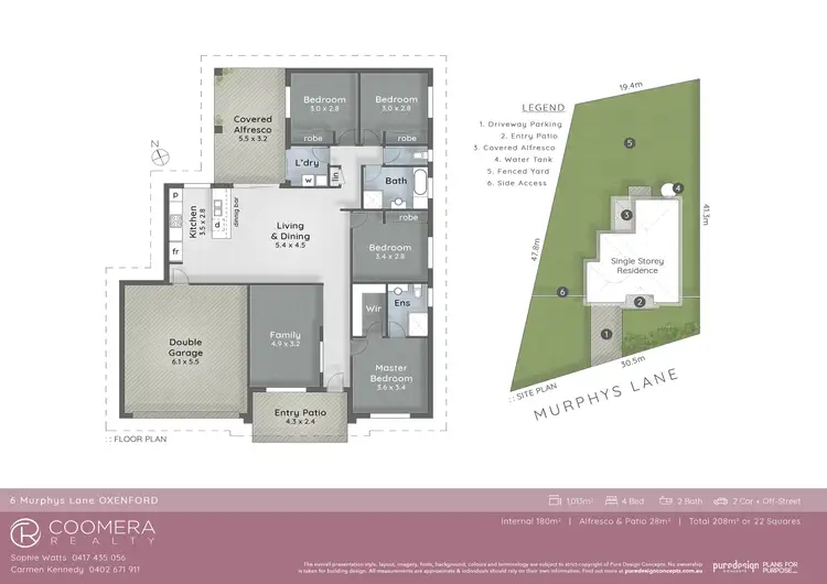 Floorplan of Homely house listing, 6 Murphys Lane, Oxenford QLD 4210