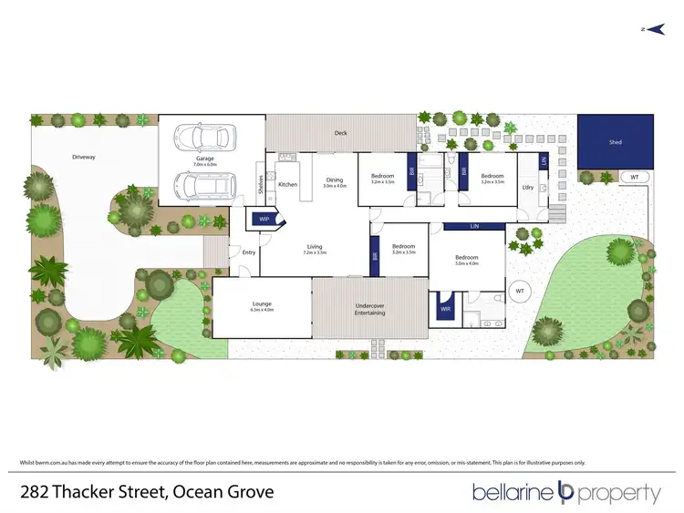 Floorplan of Homely house listing, 282 Thacker Street, Ocean Grove VIC 3226