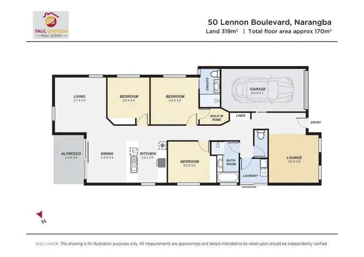Floorplan of Homely house listing, 50 Lennon Boulevard, Narangba QLD 4504