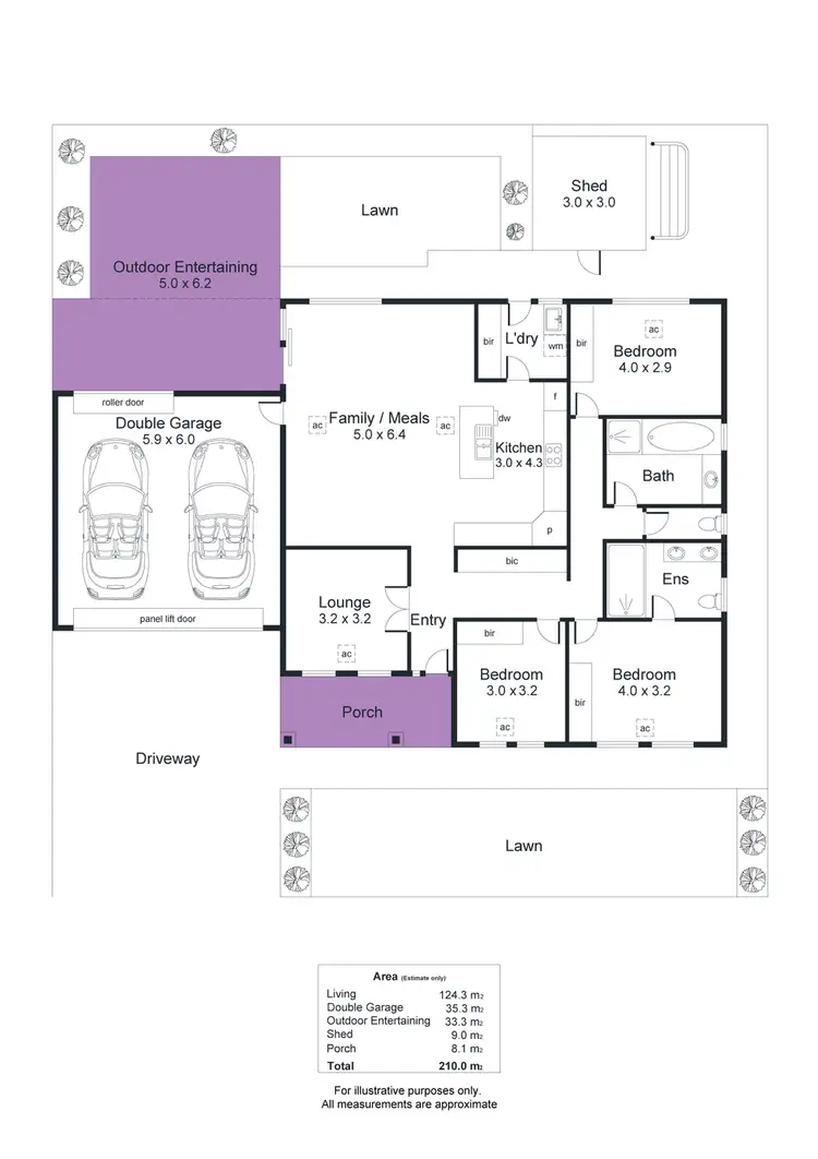 Floorplan of Homely house listing, 5 Dawlish Road, Osborne SA 5017