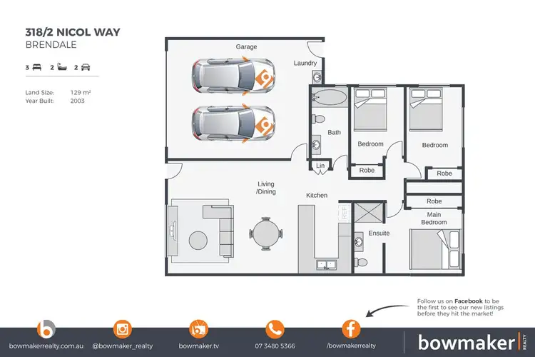 Floorplan of Homely townhouse listing, 318/2 Nicol Way, Brendale QLD 4500