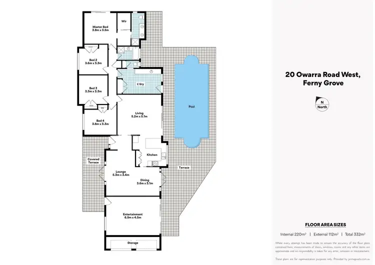 Floorplan of Homely house listing, 20 Owarra Avenue West, Ferny Hills QLD 4055