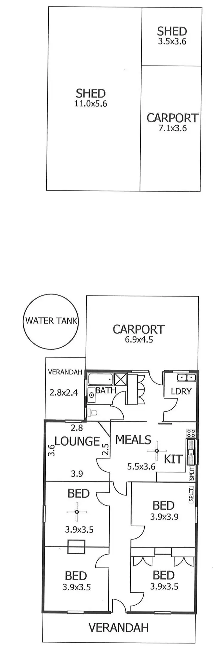 Floorplan of Homely house listing, 22 Clara Street, Murray Bridge SA 5253