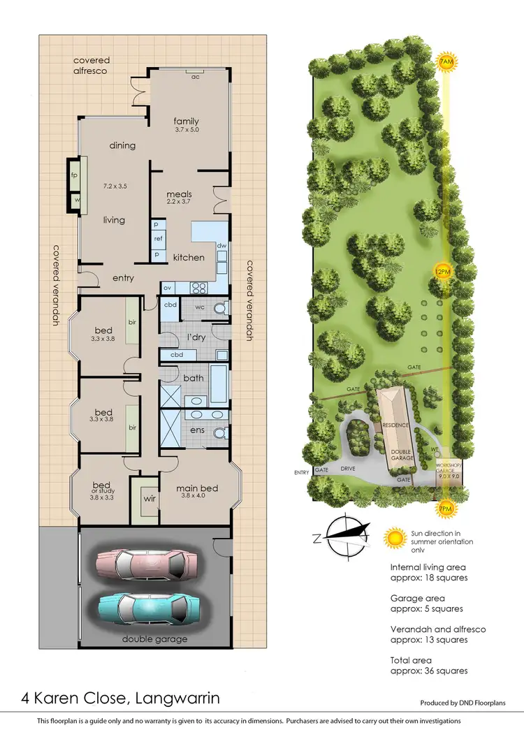 Floorplan of Homely rural property listing, 4 Karen Close, Langwarrin VIC 3910