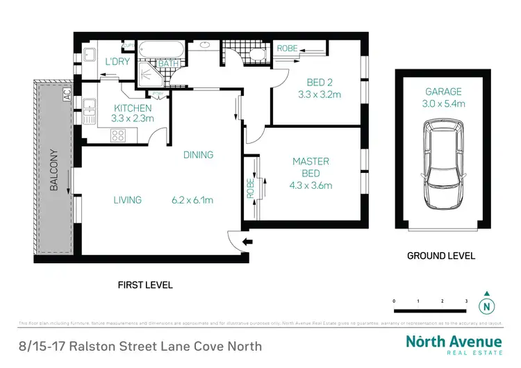 Floorplan of Homely apartment listing, 8/15-17 Ralston Street, Lane Cove North NSW 2066