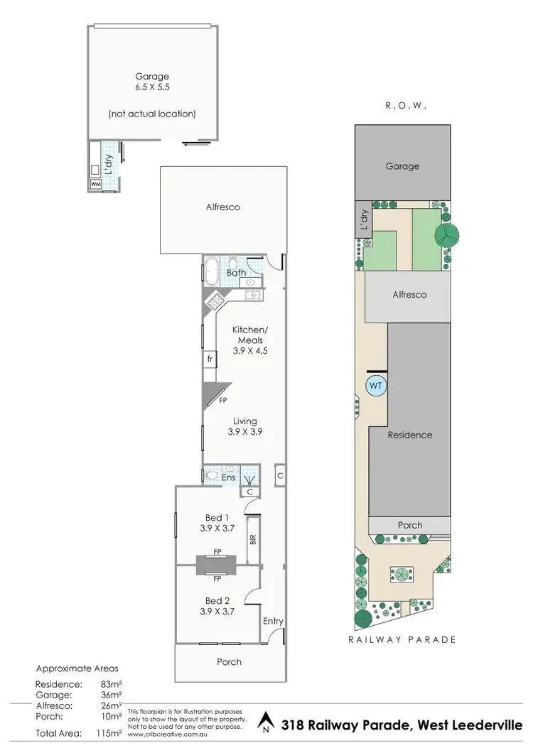Floorplan of Homely house listing, 318 Railway Parade, West Leederville WA 6007