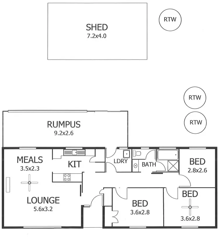 Floorplan of Homely house listing, 41 Thule Drive, Murray Bridge SA 5253