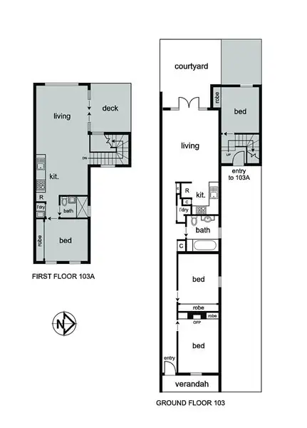 Floorplan of Homely house listing, 103 Gold Street, Collingwood VIC 3066